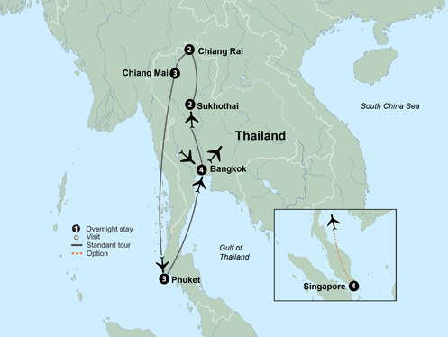 Tour Essence of Thailand Discovering ancient wonders and natural