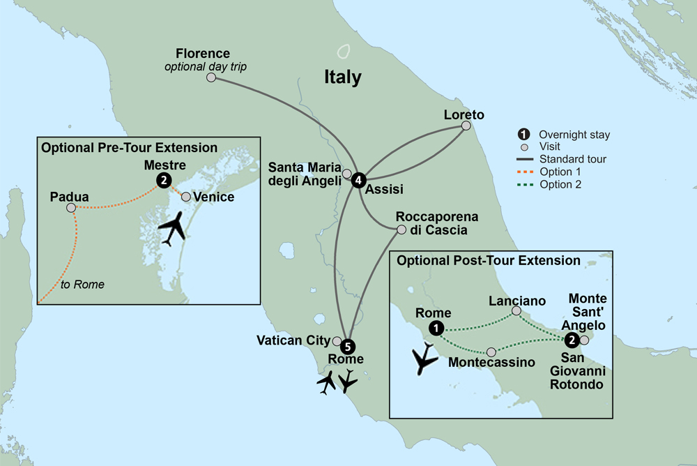Discover the Shrines of Italy