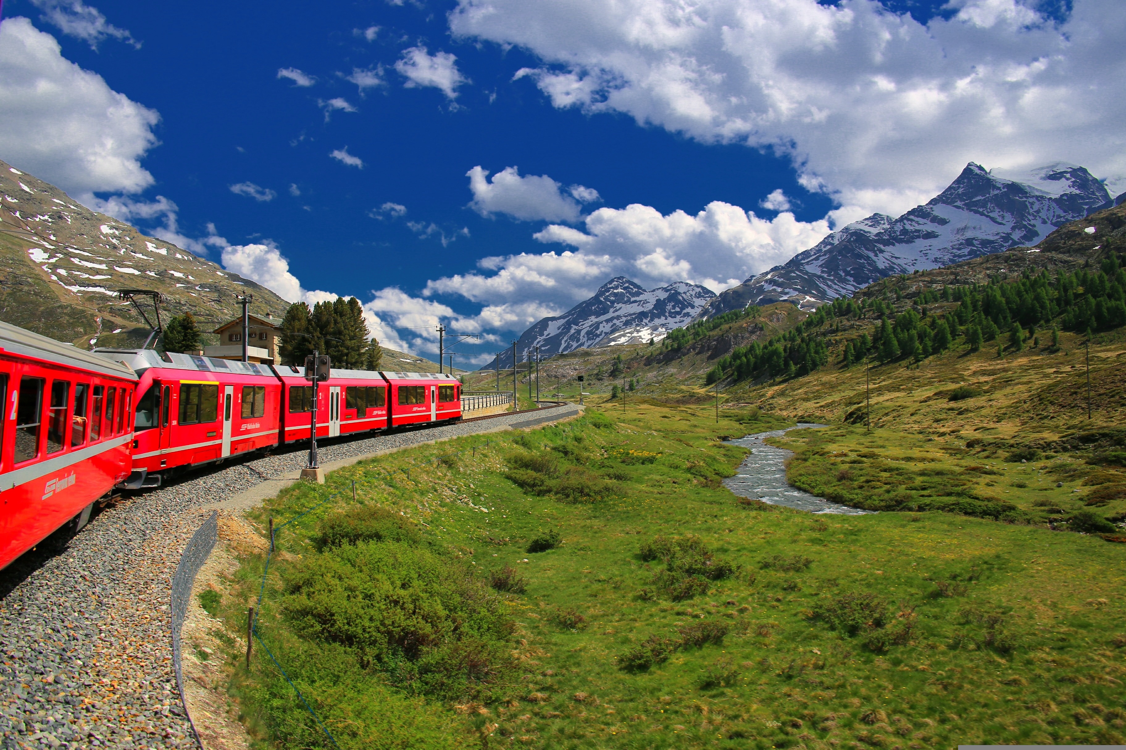 Alpine Lakes & Scenic Trains featuring a cruise on Lake Maggiore and scenic trains in Switzerland & Italy
