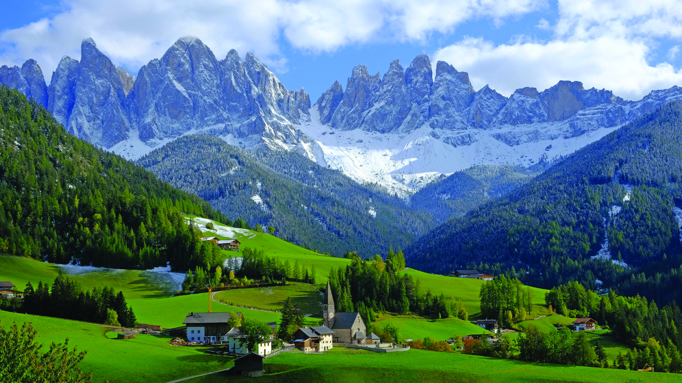 Peaks of Europe: The Alps to The Dolomites featuring France, Switzerland, Liechtenstein, Austria, and Italy